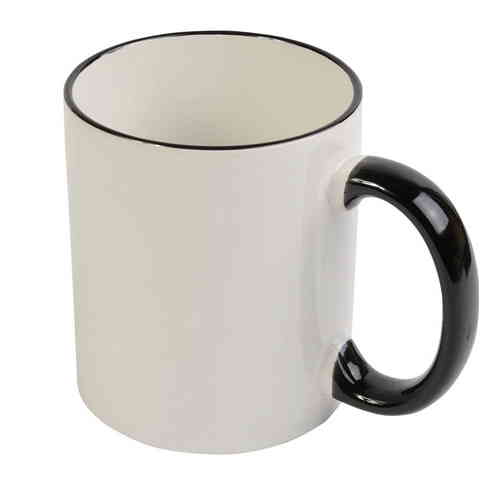 TAZZA IN CERAMICA PER SUBLIMATICA 320ML IN SCATOLA AVANA VERDE M