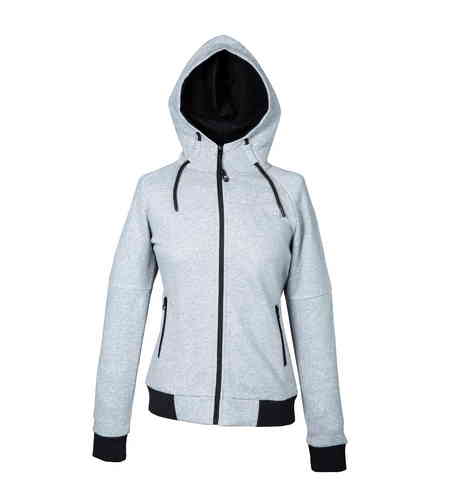 FELPA CARSON PAYPER MEZZA ZIP gr.260 GRIGIO SMOKE